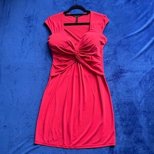 BCBGMaxAzria Red Dress (M)